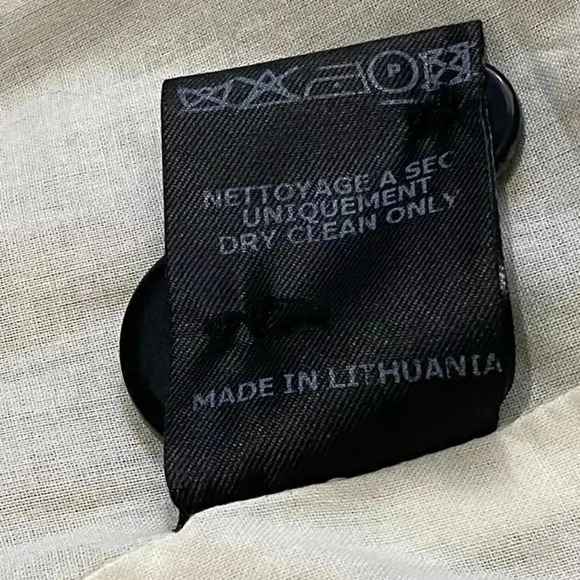 Isabel Marant New Linen Blazer Riller Size 12 Neutral Tan - Picture 15 of 17